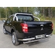 Защита задняя уголки 76 мм ТСС для Mitsubishi L200 2015-2019
