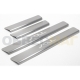 Накладки порогов Rival с надписью 4 штуки для Kia Soul 2 2016-2019